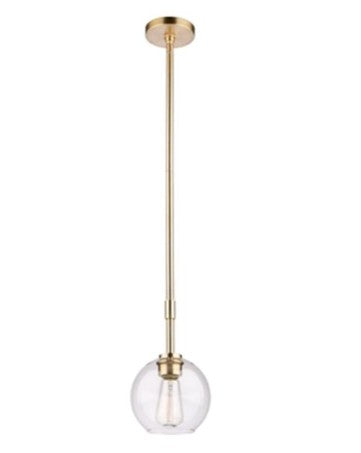 HAMILTON luminaire suspendu 6"D doré SC13120B