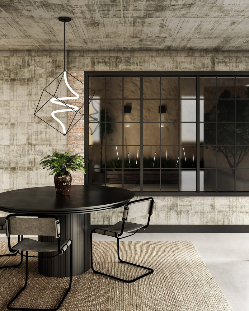 SCRIPT luminaire suspendu noir PD29226-BK | Luminaire Plus.ca