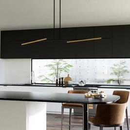 SHIFT luminaire noir, doré, noir et doré LP28760 | Luminaire Plus.ca