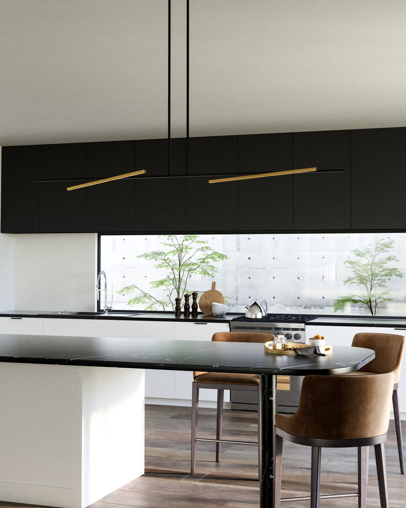 SHIFT luminaire noir, doré, noir et doré LP28760 | Luminaire Plus.ca