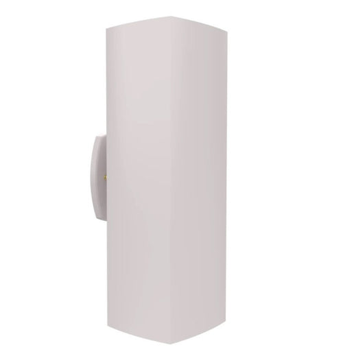 TUBE luminaire mural carré 18"H extérieur noir ou blanc  1831