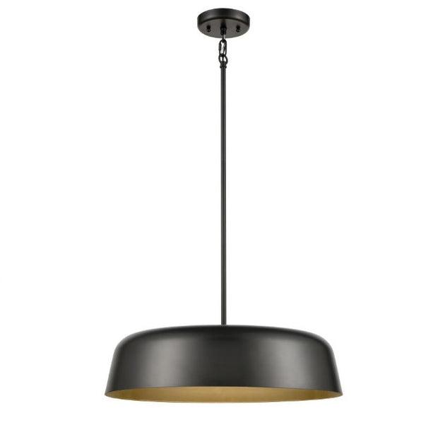 TUQUE luminaire suspendu 26"D blanc ou graphite DVP40924