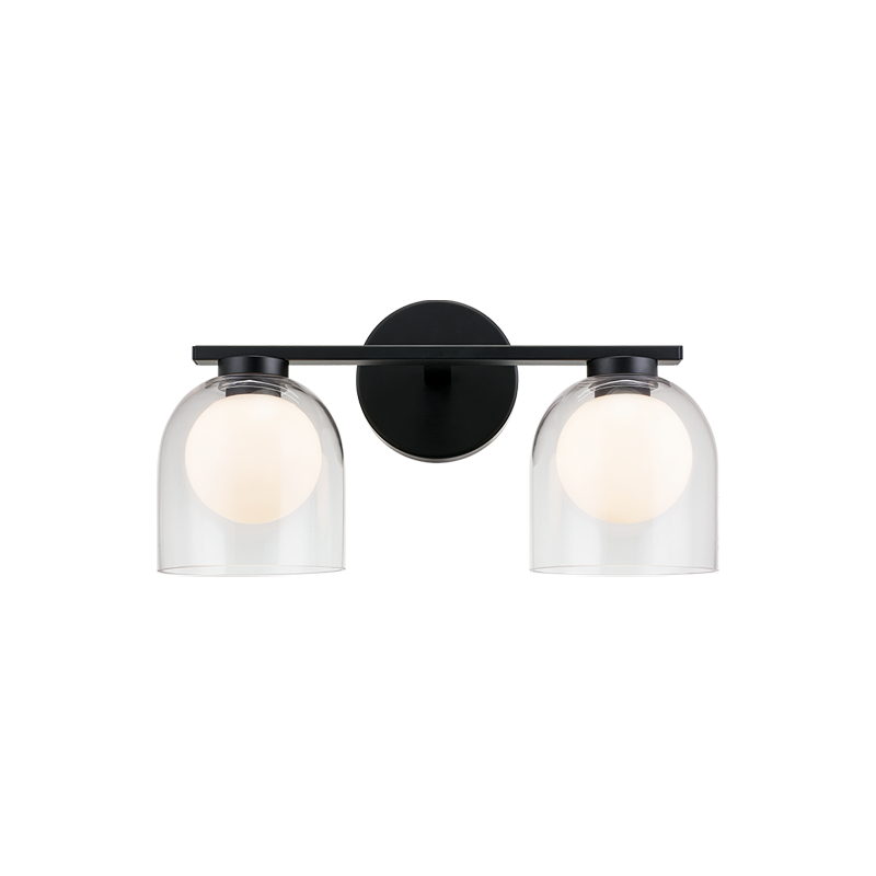 DERBISHONE luminaire mural noir W60702BKCL | Luminaire Plus.ca