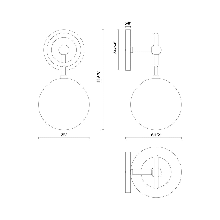 FIORE luminaire murale simple | Luminaire Plus.ca