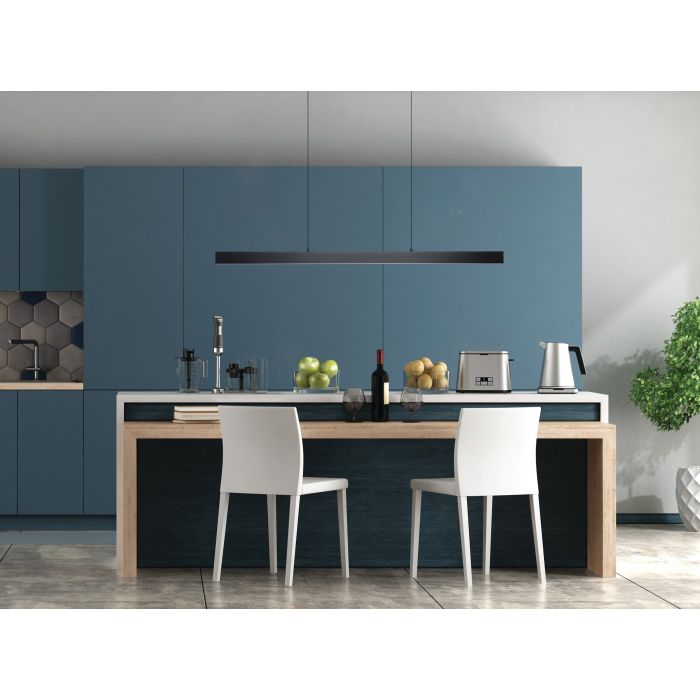 CLEMENE luminaire linéaire noir 72" | Luminaire Plus.ca