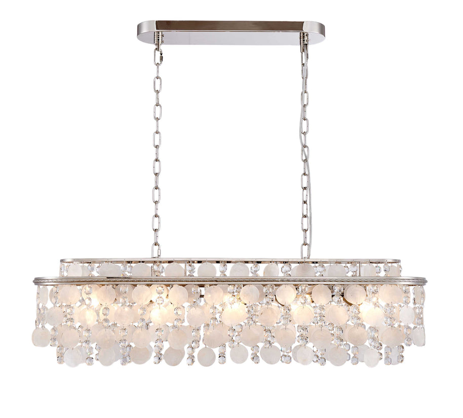 AVARA Luminaire suspendu nickel poli 11''L AC12070PN