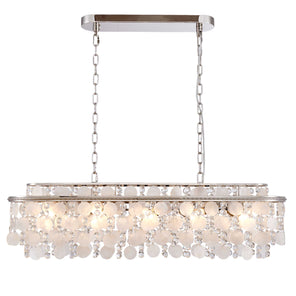 AVARA Luminaire suspendu nickel poli 11''L AC12070PN