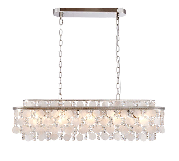 AVARA Luminaire suspendu nickel poli 11''L AC12070PN