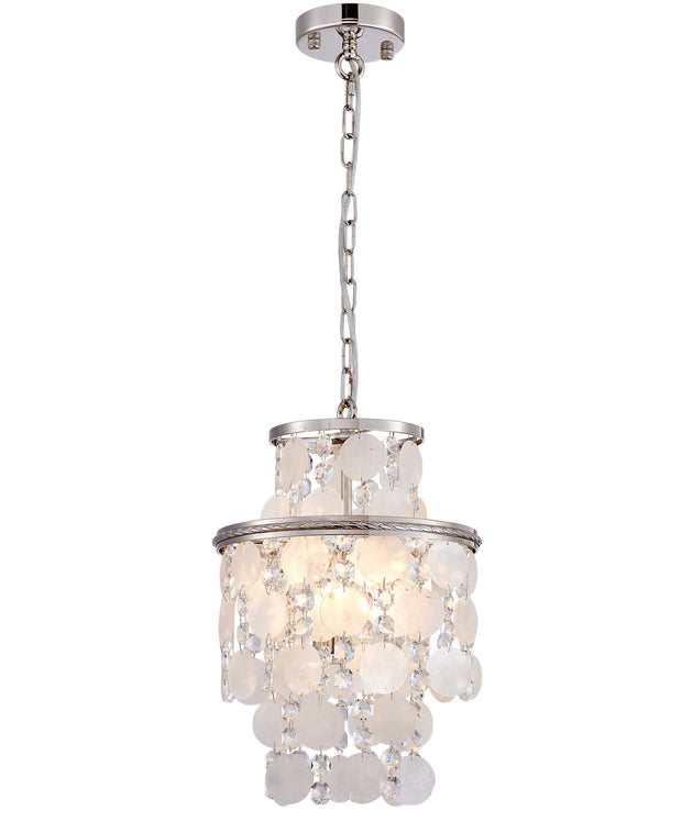 AVARA Luminaire suspendu nickel poli  11'' D AC12071PN