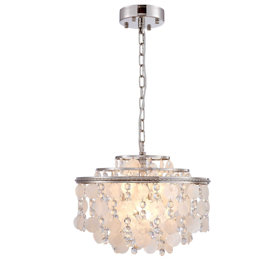 AVARA Luminaire suspendu nickel poli 18''D AC12072PN