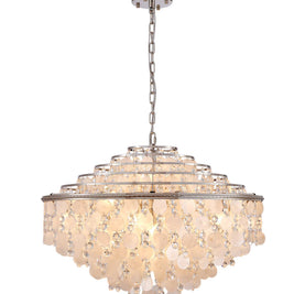 AVARA Luminaire suspendu nickel poli 32 3/4'' D AC12074PN