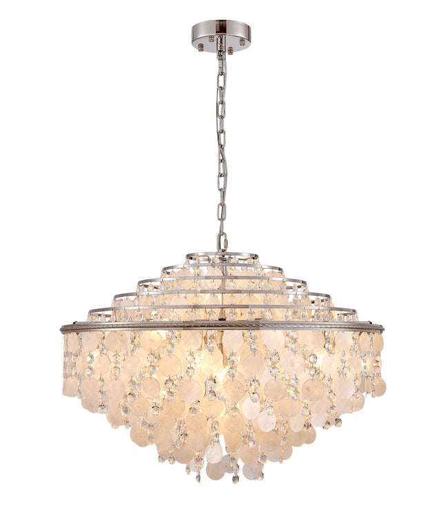 AVARA Luminaire suspendu nickel poli 32 3/4'' D AC12074PN
