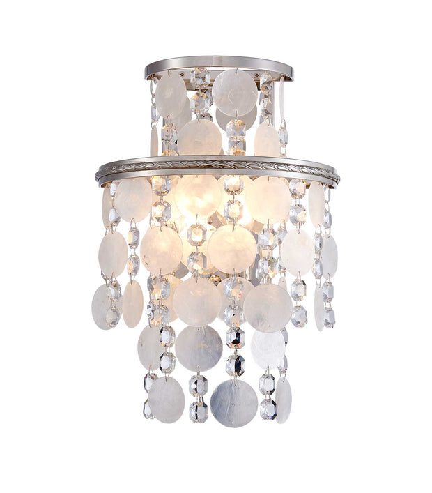 AVARA Luminaire mural nickel poli 10 1/2'' L AC12075PN