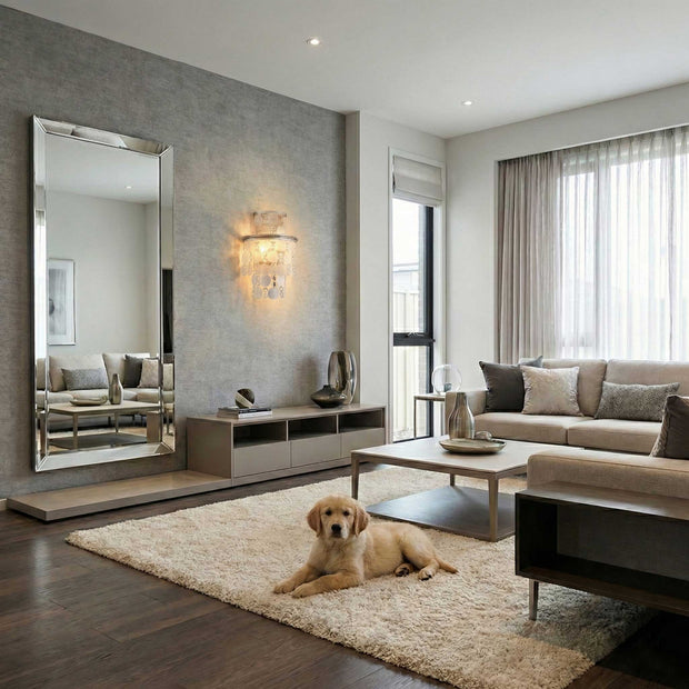 AVARA Luminaire mural nickel poli 10 1/2'' L AC12075PN