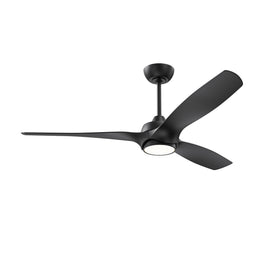 AQUILO Ventilateur 3 pales avec éclairage DEL contrôle inclus 52'' L AC41252