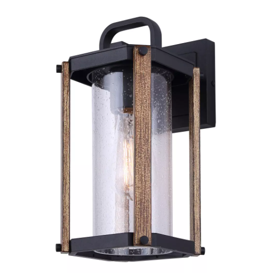 AKI luminaire mural extérieur 12"H IOL697BKW