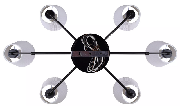 ASPEN luminaire suspendu extensible 35'' à 56'' ICH120106BK
