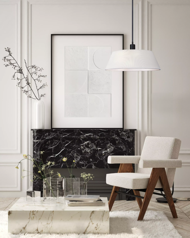 ASPEN luminaire suspendu 20''D IPL1201A03BK20