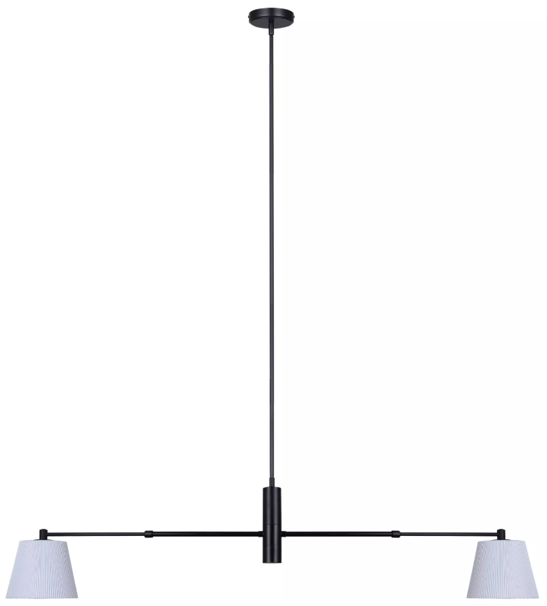 ASPEN luminaire suspendu extensible 35'' à 56'' IPL1201A02BK