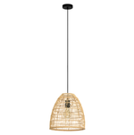 AYESGARTH luminaire suspendu bois 13''D 43866A | Luminaire Plus.ca