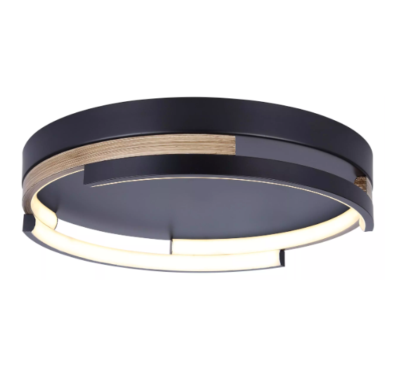 AZRIA luminaire plafonnier 15"D LFM283A15BKB