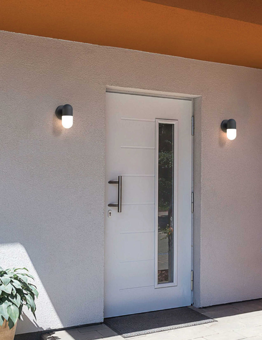 CAPSULE luminaire extérieur murale noir | Luminaire Plus.ca
