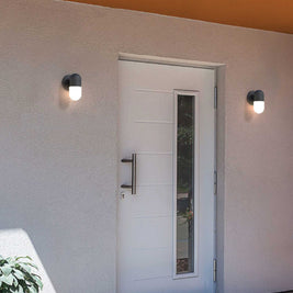 CAPSULE luminaire extérieur murale noir | Luminaire Plus.ca