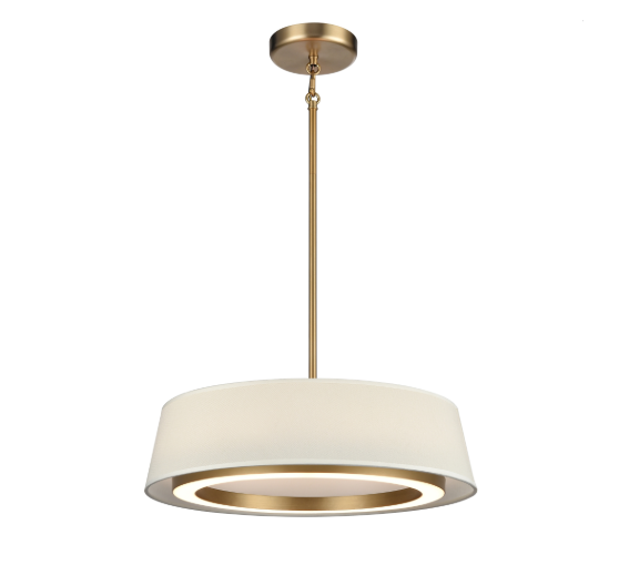 CELENE luminaire suspendu 18"D DVP41008BR-LIN-CCT