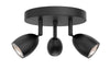 BALY luminaire projecteur rond triple CK397A-3 | Luminaire Plus.ca
