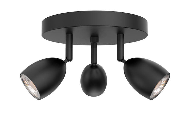 BALY luminaire projecteur rond triple CK397A-3 | Luminaire Plus.ca