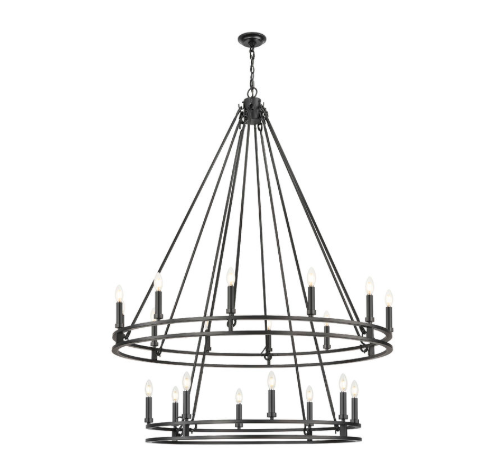 DENNISON luminaire suspendu noir 48