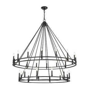 DENNISON luminaire suspendu noir 48