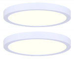 Luminaire plafonnier rond 15"D paquet de 2 DL-15C-30FC