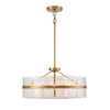 LUNA luminaire suspendu 20"D noir ou doré DVP5206