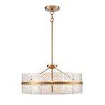 LUNA luminaire suspendu 20"D noir ou doré DVP5206