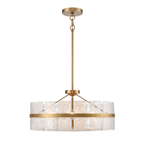 LUNA luminaire suspendu 20"D noir ou doré DVP5206