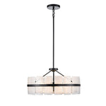 LUNA luminaire suspendu 20"D noir ou doré DVP5206