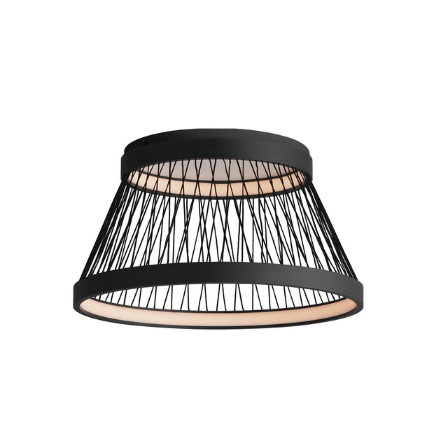 LOOM luminaire plafonnier 23"D noir E20980-BK | Luminaire Plus.ca