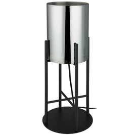 GLASTONBURY lampe de table noir et métallique 43144A | Luminaire Plus.ca