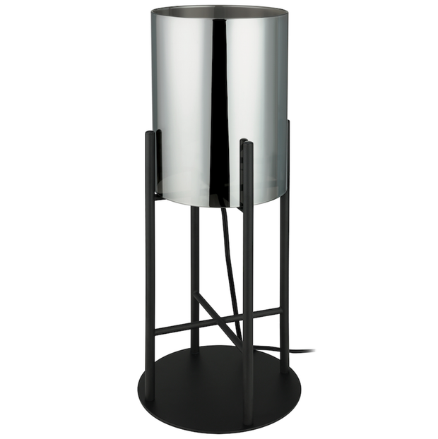 GLASTONBURY lampe de table noir et métallique 43144A | Luminaire Plus.ca
