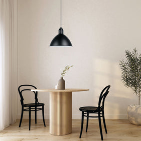 PRIDDY luminaire suspendu noir 12''D 206059A | Luminaire Plus.ca