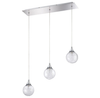 FYBRA luminaire suspendu chrome et verre filamenté| Luminaire Plus.ca