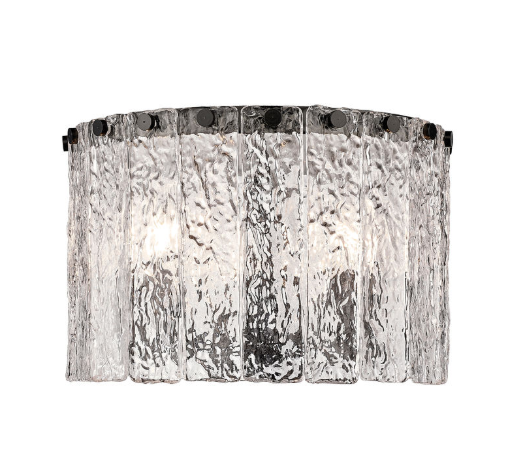 GLACIER luminaire plafonnier 12''D 1943F12