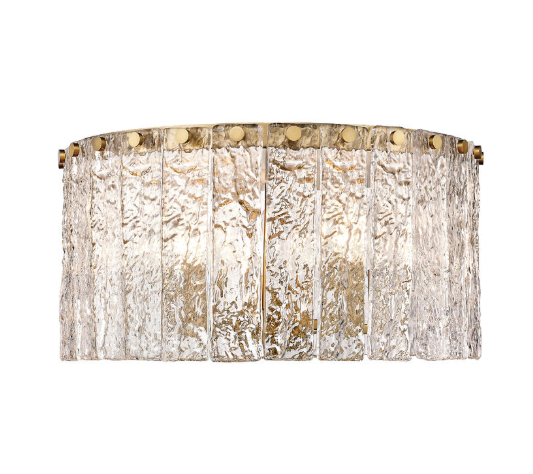 GLACIER luminaire plafonnier 16''D 1943F16