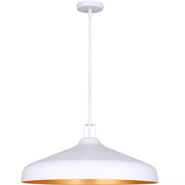 HOLLAND luminaire suspendu 22''D IPL1203A04WHG22