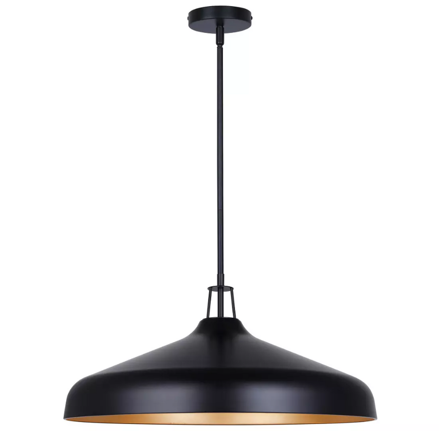 HOLLAND luminaire suspendu 22''D IPL1203A04BKG22