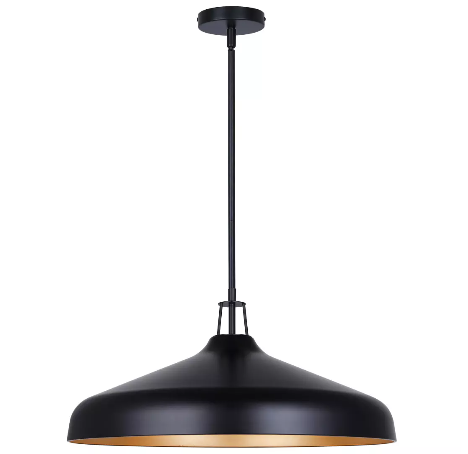 HOLLAND luminaire suspendu 22''D IPL1203A04BKG22