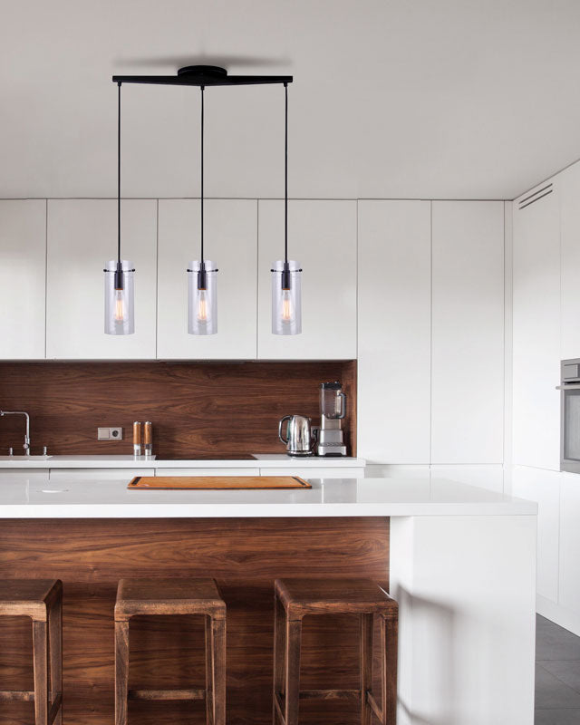 JONI luminaire suspendu nickel brossé IPL759A03 | Luminaire Plus.ca