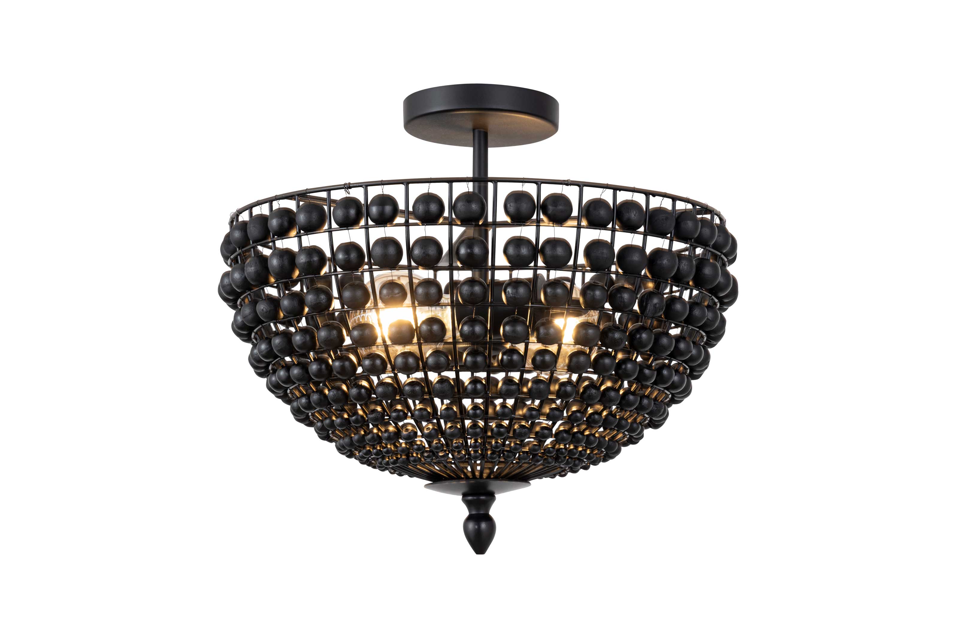 BURKLEY Luminaire Plafonnier noir 16