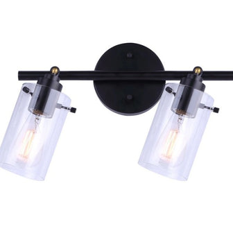JONI luminaire mural double noir IT759A02BK